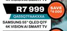 Samsung 55" QLED Q7F 4K Vision AI Smart TV QA55Q7FAAKXXA