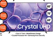 Samsung 65" Crystal UHD U8000F 4K Smart TV UA65U8000FKXXA