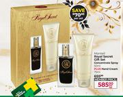 Monteil Royal Secret Gift Set Concentrate Spray 50ml + Hand Cream 75ml-Per Set