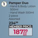 Boutique Made In England Pamper Duo 2 Piece Assorted-Per Set