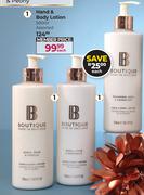 Boutique Made In England Hand & Body Lotion Assorted-500ml Each