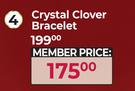Crystal Clover Bracelet
