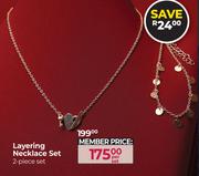 Layering Necklace Set (2 Piece Set)-Per Set