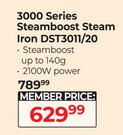 Philips 3000 Series Steam Boost Steam Iron DST3011/20