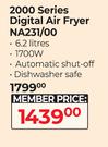 Philips 2000 Series Digital Air Fryer NA231/00