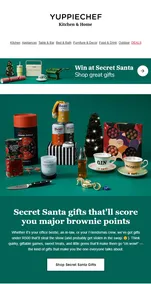 Yuppiechef : Secret Santa Gifts (Request Valid Date From Retailer)
