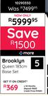 Sleepmasters Brooklyn Queen 183cm Base Set 10290350