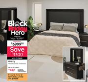 Hilarry Headboard & Pedestals 10302744