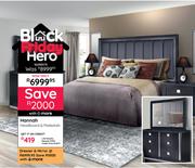Hannah Headboard & Pedestals 10290173