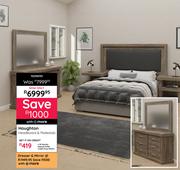 Houghton Headboard & Pedestals 10296193