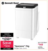 Bennett Read Sponono 7Kg Single Tub JCW112 10304132