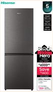 Hisense 223L Metallic Fridge/Freezer H310BIT 10278316