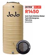 JoJo Tank 750L Slimline Water Tank Wintergrass 81453193