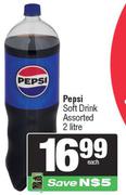 Pepsi Soft Drink Assorted-2L Each