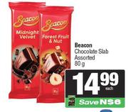 Beacon Chocolate Slab Assorted-80g Each