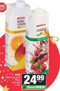 Spar 100% Fruit Juice blend Assorted-1L Each