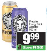 Predator Energy Drink Assorted-500ml Each
