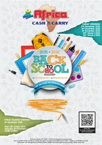 Africa Cash And Carry : Back To School (05 November 2025 - 31 January 2026)