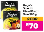 Hugo's Smooth Mixed Fruit Jam-For 2 x 900g