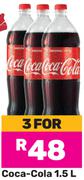 Coca Cola-For 3 x 1.5Ltr