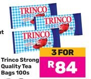 Trinco Strong Quality Tea Bags-For 3 x 100's Pack