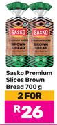 Sasko Premium Slices Brown Bread-For 2 x 700g