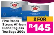 Five Roses Strong African Blend Tagless Tea Bags-For 2 x 200's Pack