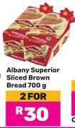 Albany Superior Sliced Brown Bread-For 2 x 700g