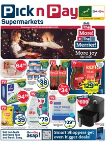Pick n Pay Gauteng, Mpumalanga, Limpopo, Free State, North West & Northern Cape : Christmas Specials (10 November - 26 November 2025)