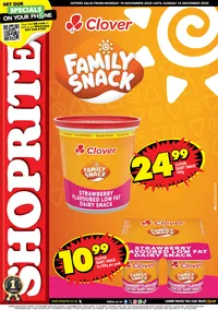Shoprite Western Cape : Clover Family Snack (10 November - 14 December 2025)