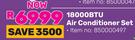 Logik 18000 BTU Air Conditioner Set 