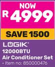 Logik 12000 BTU Air Conditioner Set 
