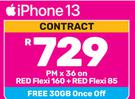 2 x Apple iPhone 13-On Red Flexi 160 + Red Flexi 85