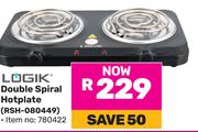 Logik Double Spiral Hotplate RSH-080449