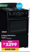 Univa 4 Plate Cable Stove U405-1