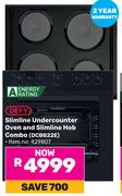 Defy Slimline Undercounter Oven & Slimline Hob Combo DCB522E