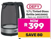 Defy 1.7L Tinted Glass Kettle WK5300G