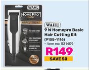 Wahl 9W Homepro Basic Hair Cutting Kit 9155-1116