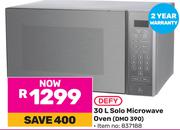 Defy 30L Solo Microwave Oven DMO 390