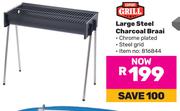 Expert Grill Large Steel Charcoal Braai