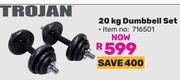 Trojan 20Kg Dumbbell Set