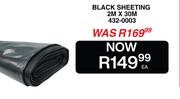 Black Sheeting 2M x 30M 432-0003-EA
