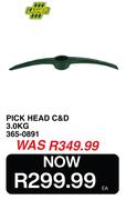 Lasher Pick Head C&D 3.0Kg 365-0891