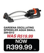 Gardena Oscillating Sprinkler Aqua Small 209-0312