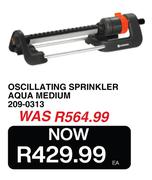 Gardena Oscillating Sprinkler Aqua Medium 209-0313