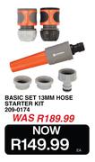 Gardena Basic Set 13MM Hose Starter Kit 209-0174