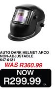 Auto Dark Helmet Arco Non Adjustable 647-0121