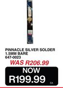 Pinnacle Silver Solder 1.5MM Bare 647-0023
