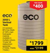Eco Vertical Tank 775996, 776006, 776004-2050Ltr