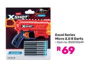 X-Shot Excel Series Micro 2.0 8 Darts 850010649